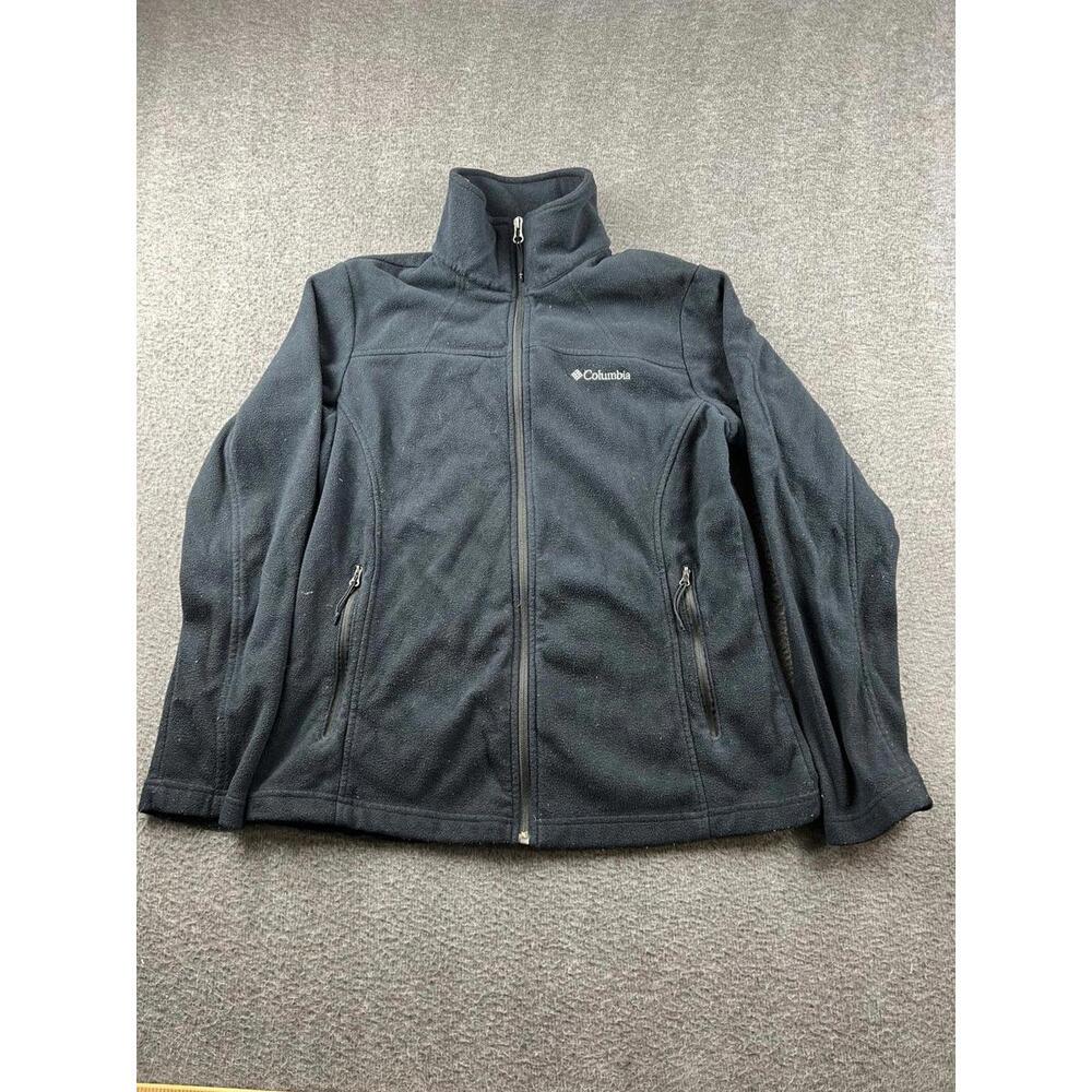 Columbia Women's Black‎ Fleece Jacket Size Large